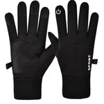 Outdoor Fleecegefütterte Rutschfeste Warme Fahrradhandschuhe mit Touchscreen-Funktion