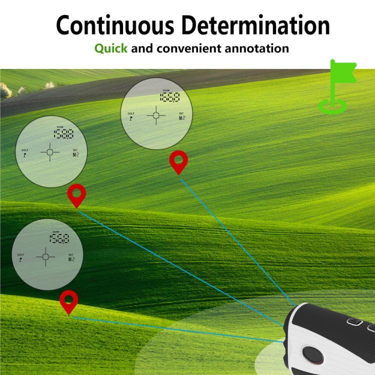 Golf-Entfernungsmesser-Teleskop 1000m Outdoor Hochpräziser Elektronischer Entfernungsmesser