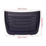 Car Hood Air Intake Cover Deflector For Ford Ranger Raptor 2015-2022, Frosted Black, Carbon Pattern
