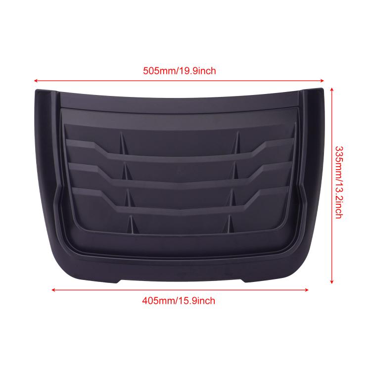 Car Hood Air Intake Cover Deflector For Ford Ranger Raptor 2015-2022, Frosted Black, Carbon Pattern