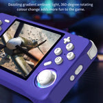 XF35H 3,5-Zoll-Retro-Handheld-Spielkonsole mit Linux-System und RGB-Licht, Taschen-Videospiel-Player, 64G, 128G