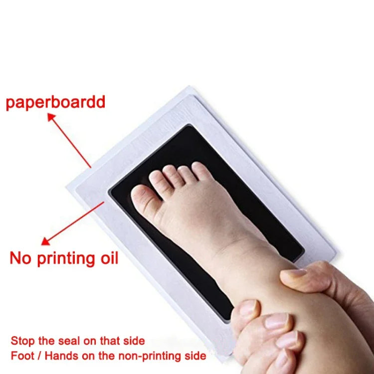 Non-Toxic Baby Handprint Footprint Imprint Souvenirs Infant Clay Toy Gifts