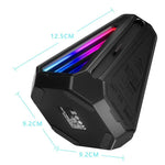Für Nintendo Switch 2 Joy-Con Controller 4-in-1 dreieckige Ladestation mit RGB-Beleuchtung, S219