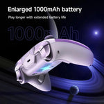 EasySMX D10 Kabelloser Gaming-Controller mit Dual-Mode-Triggern & TMR-Hall-Effekt-Joysticks und Ladestation für PC/Switch/Telefon/Steam