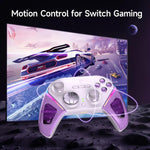 EasySMX D10 Kabelloser Gaming-Controller mit Dual-Mode-Triggern & TMR-Hall-Effekt-Joysticks und Ladestation für PC/Switch/Telefon/Steam