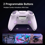 EasySMX D10 Kabelloser Gaming-Controller mit Dual-Mode-Triggern & TMR-Hall-Effekt-Joysticks und Ladestation für PC/Switch/Telefon/Steam