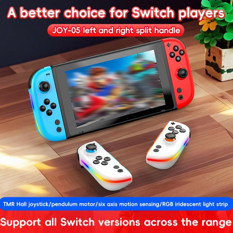 Für Nintendo Switch JOY-05 Split Controller TMR-Hall-Effekt-Joysticks, 6-Achsen-Bewegung & RGB-Beleuchtung