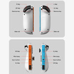 Für Nintendo Switch JOY-05 Split Controller TMR-Hall-Effekt-Joysticks, 6-Achsen-Bewegung & RGB-Beleuchtung