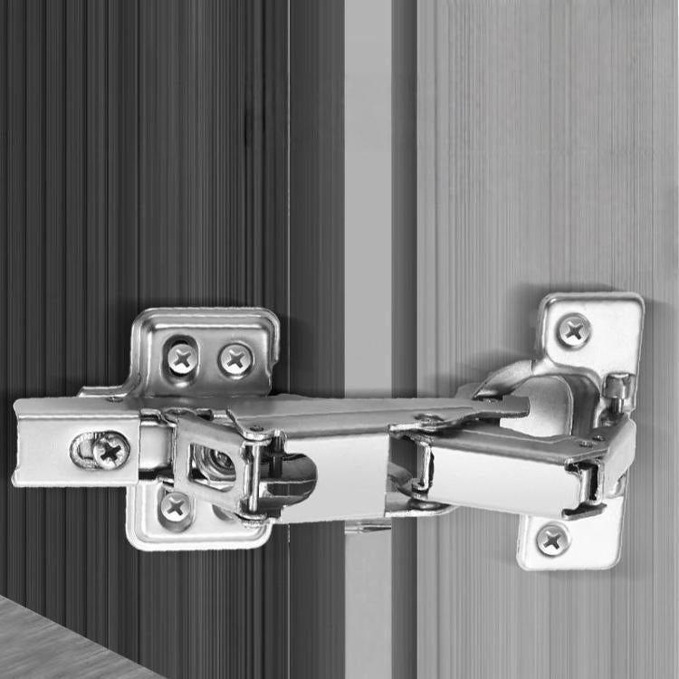 Möbelscharniere mit hydraulischer Dämpfung, 165-Grad-Scharnier, vollaufliegend, 165-Grad-Scharnier, teileinliegend, 165-Grad-Scharnier, innenliegend