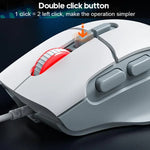 iMICE G800 Kabelgebundene Gaming-Maus mit 7 Tasten, 7200DPI, leise, mit LED-Beleuchtung