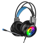 Leuchtende Kopfhörer Computer Esports Kabelgebundenes Gaming-Headset mit Mikrofon, iMICE HD-490 Buntes Licht 3.5mm, iMICE HD-490 RGB-Licht 7.1mm
