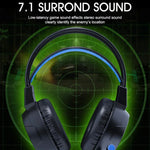 Leuchtende Kopfhörer Computer Esports Kabelgebundenes Gaming-Headset mit Mikrofon, iMICE HD-490 Buntes Licht 3.5mm, iMICE HD-490 RGB-Licht 7.1mm