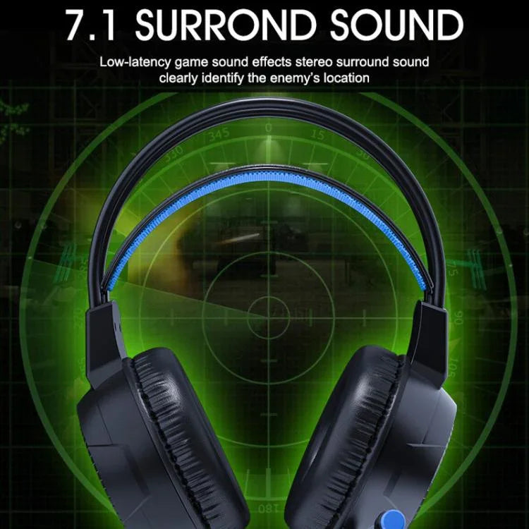 Leuchtende Kopfhörer Computer Esports Kabelgebundenes Gaming-Headset mit Mikrofon, iMICE HD-490 Buntes Licht 3.5mm, iMICE HD-490 RGB-Licht 7.1mm