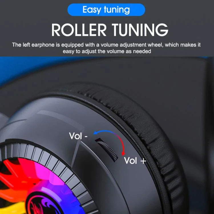 Leuchtende Kopfhörer Computer Esports Kabelgebundenes Gaming-Headset mit Mikrofon, iMICE HD-490 Buntes Licht 3.5mm, iMICE HD-490 RGB-Licht 7.1mm
