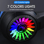 Leuchtende Kopfhörer Computer Esports Kabelgebundenes Gaming-Headset mit Mikrofon, iMICE HD-490 Buntes Licht 3.5mm, iMICE HD-490 RGB-Licht 7.1mm