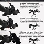 Zubehör für astronomische Teleskope: Fotohalterung für Mobiltelefone