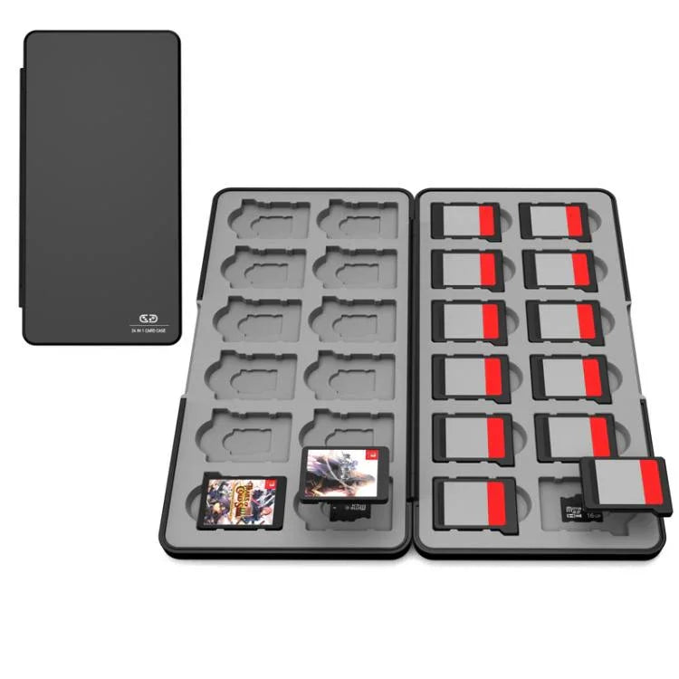 24-in-1 Magnetisches Kartenetui für Nintendo Switch 2 / Switch-Spiele & SD-Karten-Halter