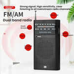 FM/AM Vollband-Kanal Taschen Tragbarer Zeiger Radioempfänger