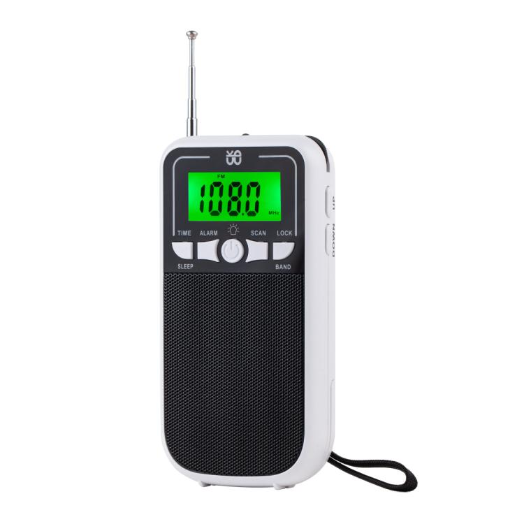 Tragbarer FM/AM/SW Mehrband Hochsensitiver Uhren-gesteuerter Radioempfänger, Für EU, Für US