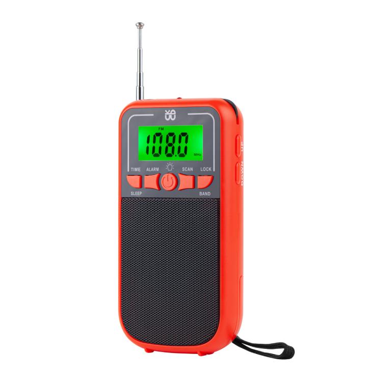 Tragbarer FM/AM/SW Mehrband Hochsensitiver Uhren-gesteuerter Radioempfänger, Für EU, Für US