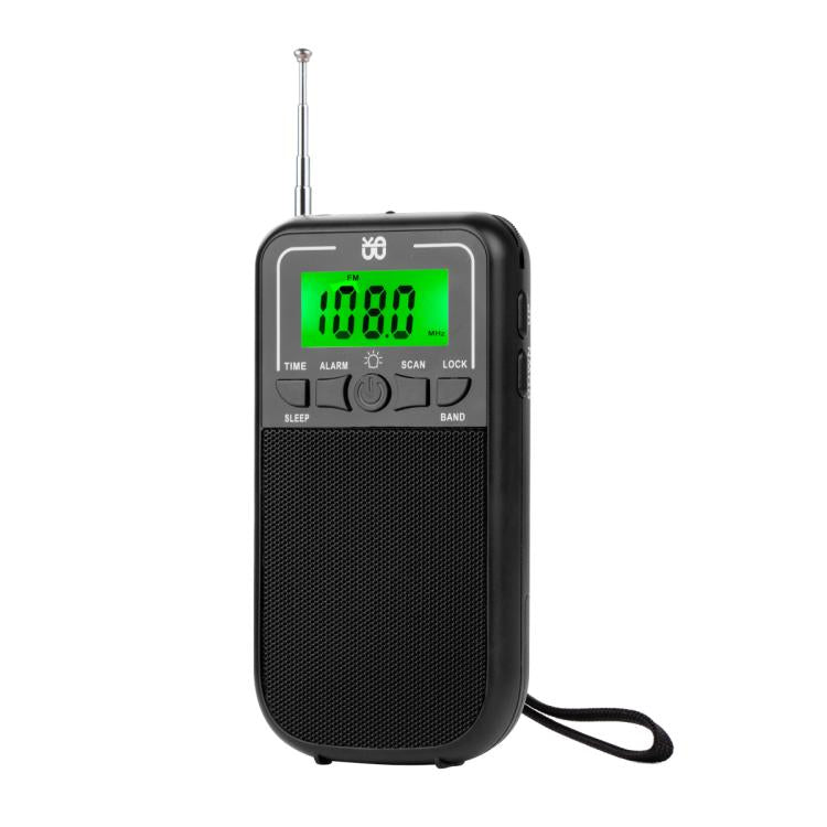 Tragbarer FM/AM/SW Mehrband Hochsensitiver Uhren-gesteuerter Radioempfänger, Für EU, Für US