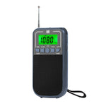 Tragbarer FM/AM/SW Mehrband Hochsensitiver Uhren-gesteuerter Radioempfänger, Für EU, Für US