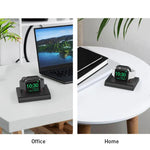 AhaStyle PT117-1 Ladestation/Aufbewahrungsständer aus Kunststoff für Apple Watch/Kopfhörer (ohne Ladegerät)