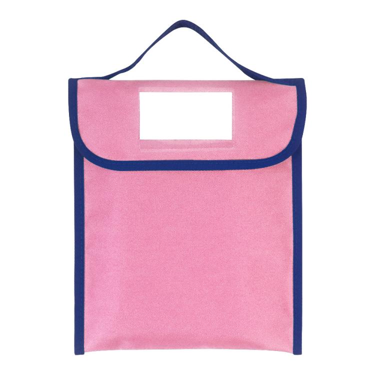 Handytaschen-Tutorial: Tasche mit transparenter Tasche für Namensschilder