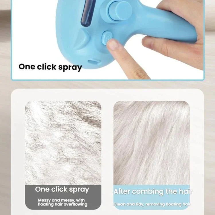 Haustier-Blaulicht-Antibakterielles Spray Massageknotenkamm
