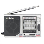 Kchibo 10-Band AM/FM/SW Tragbares Radio mit High-Fidelity Lautsprecher Kompakter Mini Mehrband-Empfänger, KK-9803