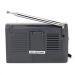 Kchibo 10-Band AM/FM/SW Tragbares Radio mit High-Fidelity Lautsprecher Kompakter Mini Mehrband-Empfänger, KK-9803