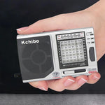 Kchibo 10-Band AM/FM/SW Tragbares Radio mit High-Fidelity Lautsprecher Kompakter Mini Mehrband-Empfänger, KK-9803
