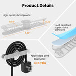 AhaStyle DD-06 6 Stk. selbstklebender Kabel-Organizer Kabelhalter für die Küche
