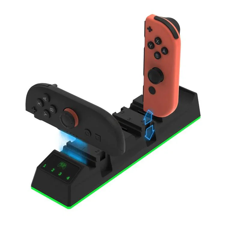 Für Nintendo Switch 2/Switch 2 Pro PGTECH 9-in-1 Universal Ladestation für linken und rechten Controller