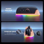 For Nintendo Switch 2 JYS Controller Mouse Magnetic Dock With Ambient Lighting, JYS-NS2320