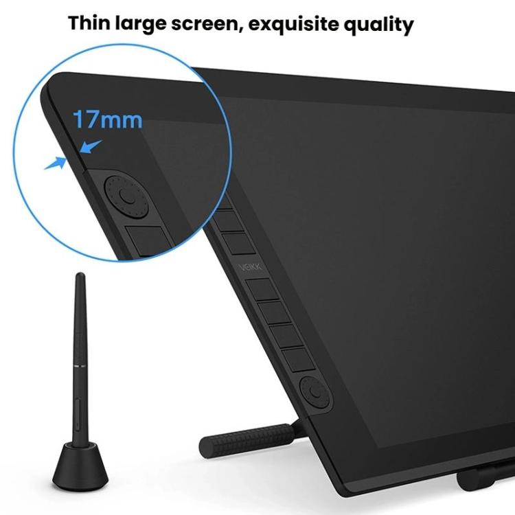 VEIKK VK2200PRO 21,5 Zoll digitaler Zeichenbildschirm, elektronischer Zeichenbildschirm, kompatibel mit Mobiltelefonen, EU-Stecker, US-Stecker, UK-Stecker