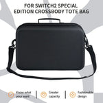 Für Nintendo Switch 2 JYS All-in-One Aufbewahrungs- und Transporttasche mit Schultergurt Passend für Dock/Konsole/Pro Controller/Kamera/Griff/Ladegerät, JYS-NS2323