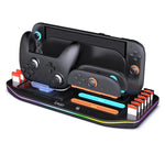 ipega Ladestation für Nintendo Switch 2 Joy-Con & Pro Controller mit RGB-Beleuchtung Spielkartenhalter, PG-SW2048