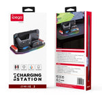 ipega Ladestation für Nintendo Switch 2 Joy-Con & Pro Controller mit RGB-Beleuchtung Spielkartenhalter, PG-SW2048