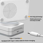 G12 Magnetisches 3-in-1 Vertikales Kabelloses Ladegerät für Apple iPhones / AirPods / Apple Watches