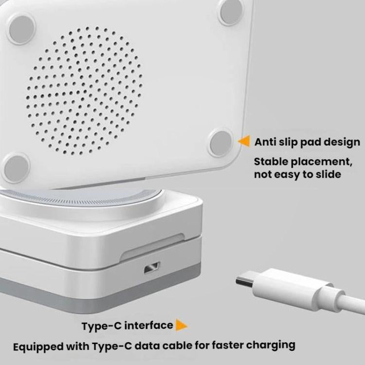 G12 Magnetisches 3-in-1 Vertikales Kabelloses Ladegerät für Apple iPhones / AirPods / Apple Watches