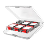 ipega Crystal Game Card Case für Nintendo Switch 2/Switch mit 12 Spielkartenfächern und sicherem Verschluss, PG-SW2107