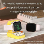 Kabelloses Laden dank Silikonbasis im Schreibmaschinenstil für Apple Watch