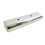 3 cm dicke Edelstahl-Sofastütze mit erhöhter Auflagefläche, Schwarz Linear, Schwarz Sieben-Form, Silber Linear, Silber Sieben-Form