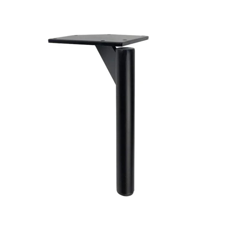 17cm Verdickte Metall-Sofa- und Couchtisch-Beinhalterungen, Schwarz, Titan, Schwarz mit Gold