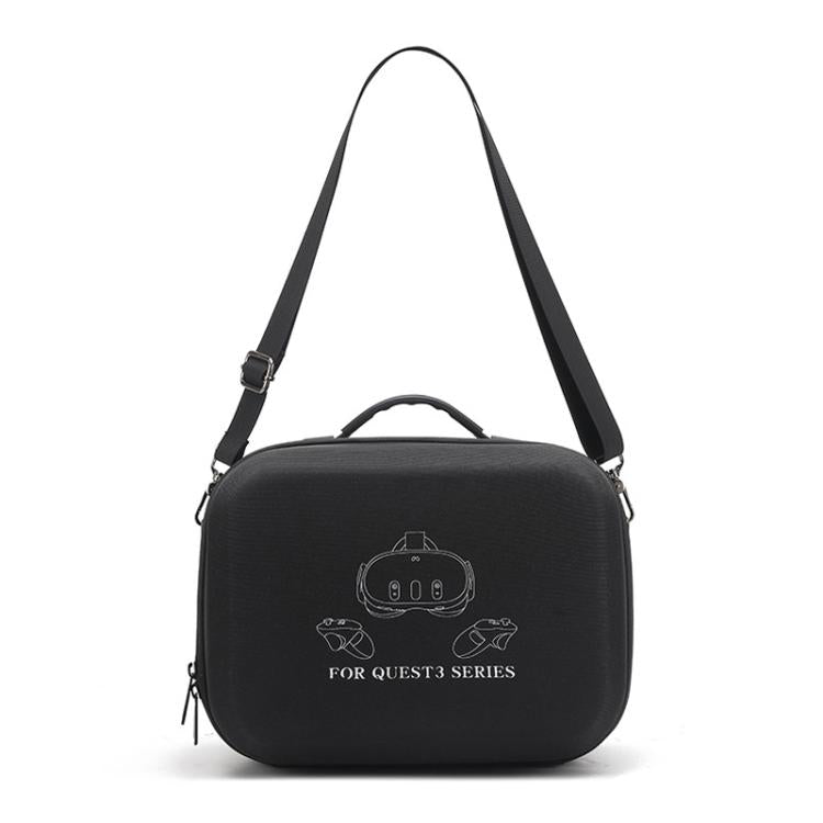 Für Meta Quest 3 / 3S BKano Q3-001 VR Headset Konsolen Aufbewahrungstasche Schulter Umhängetasche, Schwarz