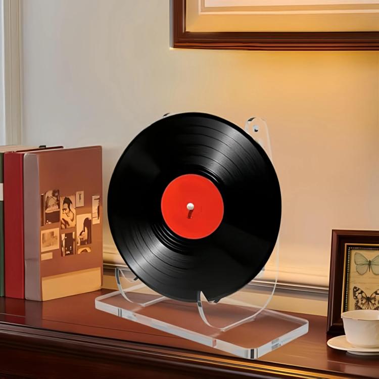 Acryl-Bilderrahmenständer, für Essteller, Postkarten und Schallplatten, YX187, 1 Stück