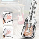 39 Zoll E-Gitarren-Staubschutzhülle TPU Gigbag mit zwei Reißverschlüssen, schützende Aufbewahrungstasche, 39 Zoll