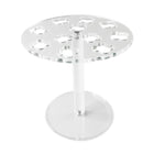 11-Hole Acrylic Wall-Mounted Scissor Barber Tool Storage Display Stand, 1pc, 2pcs