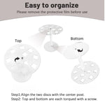 11-Hole Acrylic Wall-Mounted Scissor Barber Tool Storage Display Stand, 1pc, 2pcs